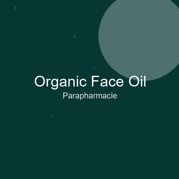 Organic Face Oil
