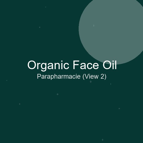 Organic Face Oil