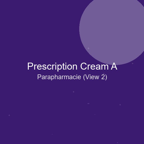 Prescription Cream A