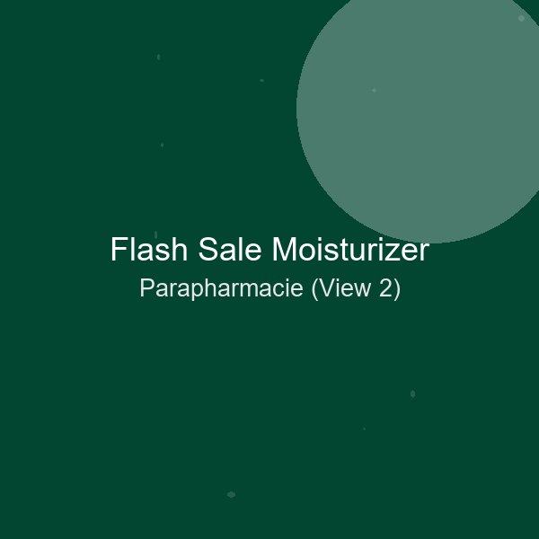 Flash Sale Moisturizer